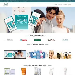 Fidelite, как сайт выглядел в портфолио студии в 2019 году